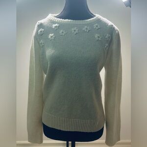 Gemstone flowers sweater